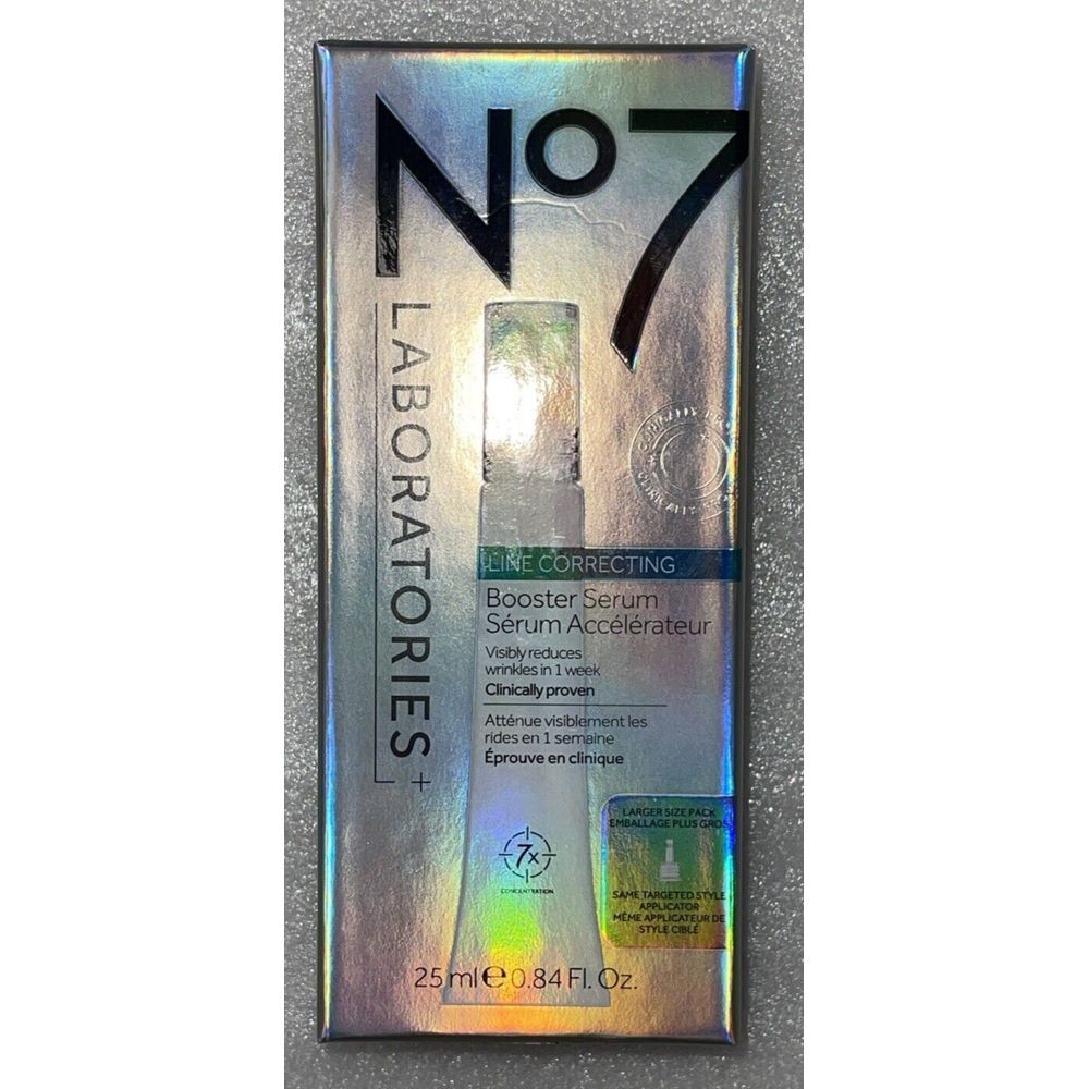 No7 Laboratories Line Correcting Booster Wrinkle Reducer Serum 0.84 oz 25 ml NEW - Picture 3 of 14